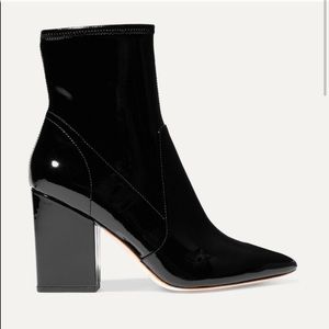 NWT Loeffler Randall Black Patent Isla Booties 9.5